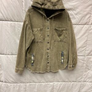 Stoosh Olive Corduroy Jacket
